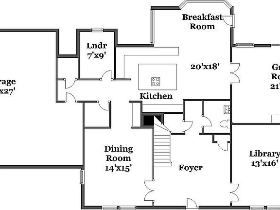 Main floor floorplan