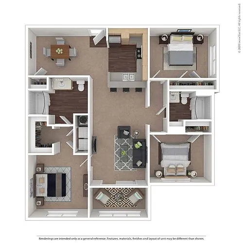 Floor plan Red Hill DLX