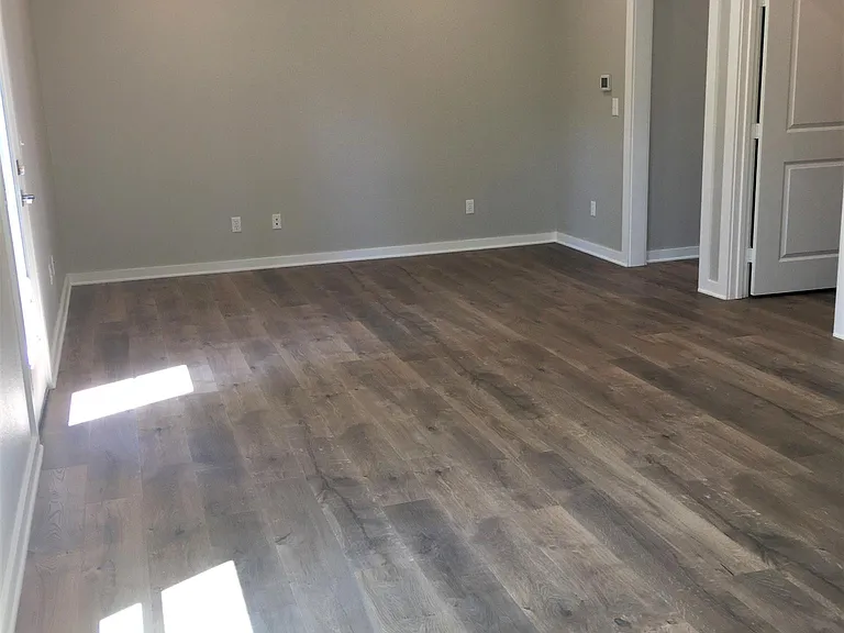 View from Dining room into living room