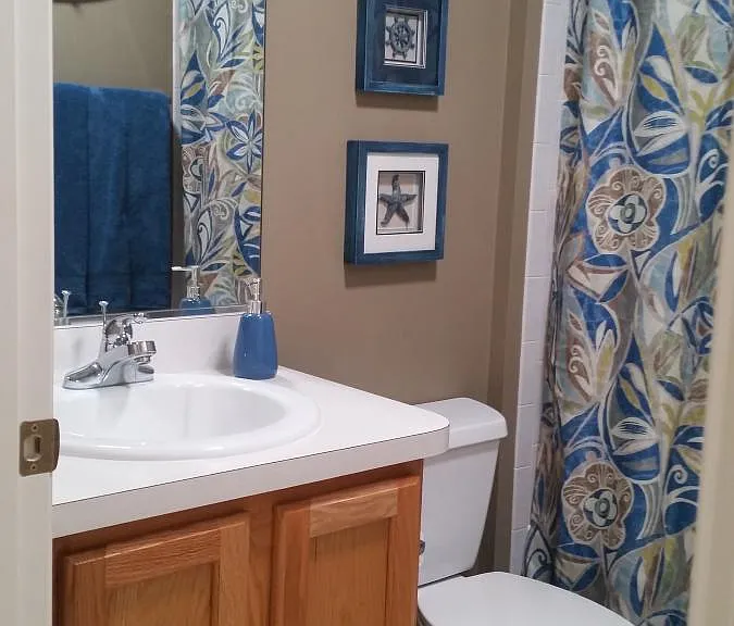 guest suite bath tub/shower