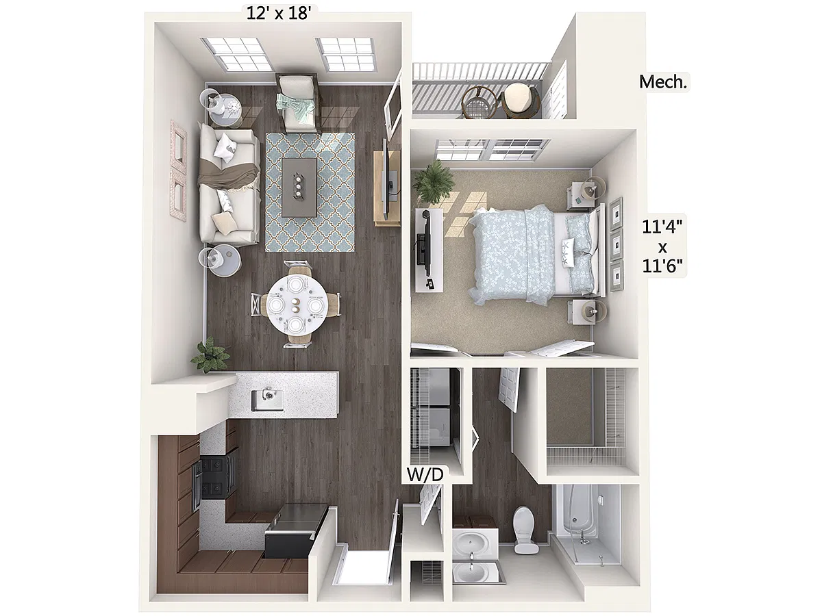 Floor plan A2-S-Floor1