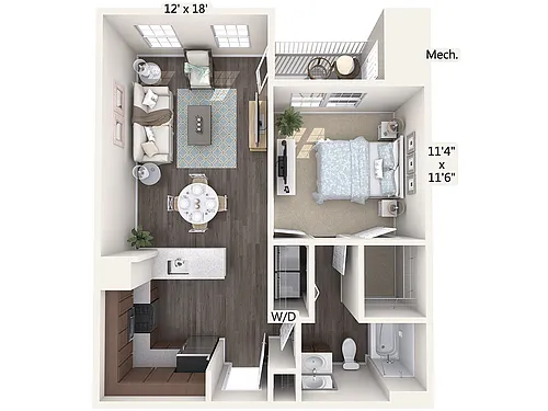 Floor plan A2-S-Floor1