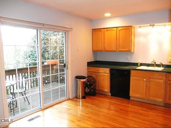 Kitchen goes out to front deck