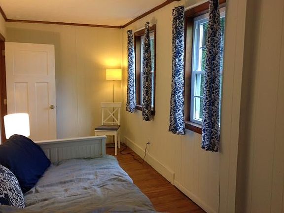 Bedroom two has a bed that extends to sleep two people