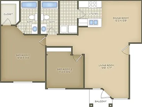 2 Bed/2Bath