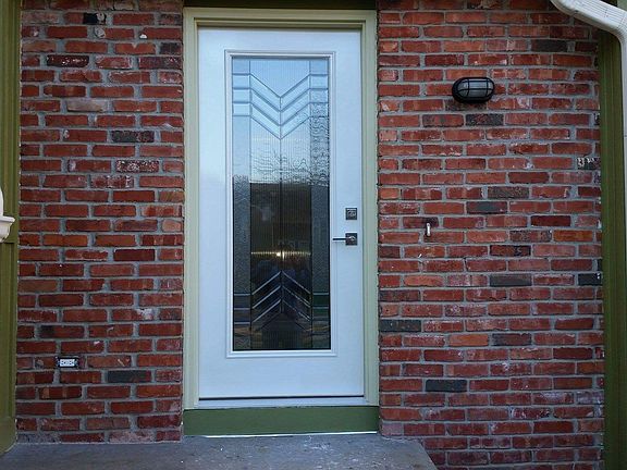 Custom painted front door