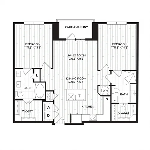 Floor plan B20