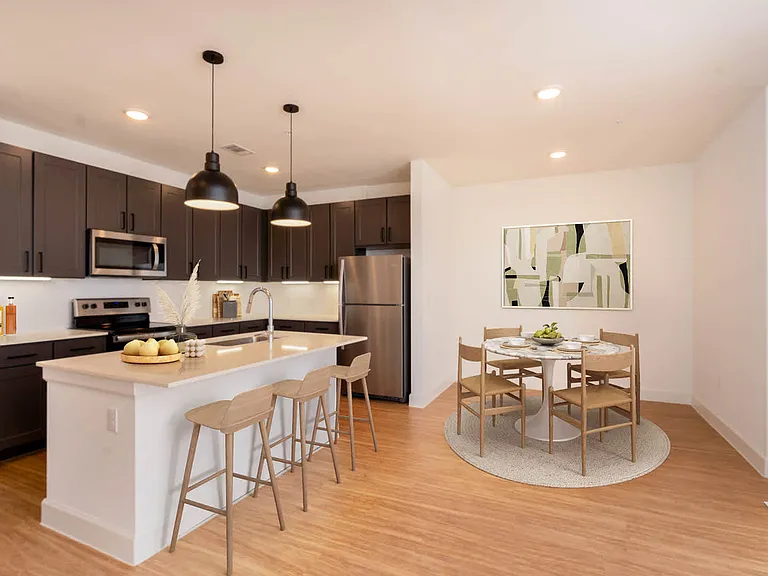 Living Room with Hard Surface Flooring