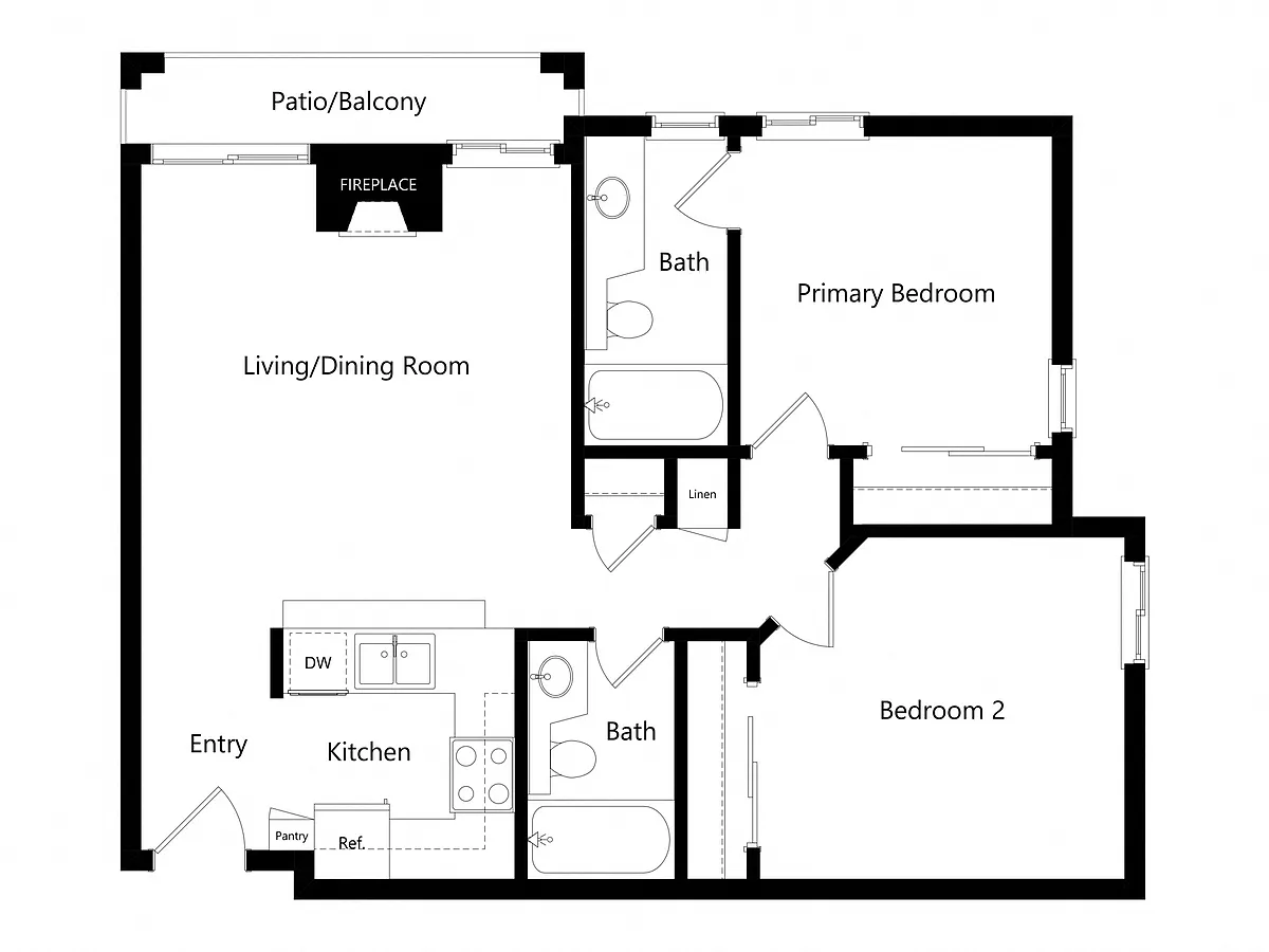 Floor plan Streisand