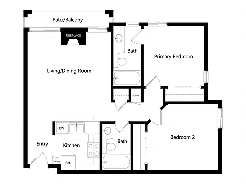 Floor plan Streisand