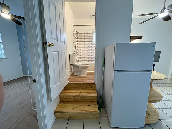 Bathroom from hallway