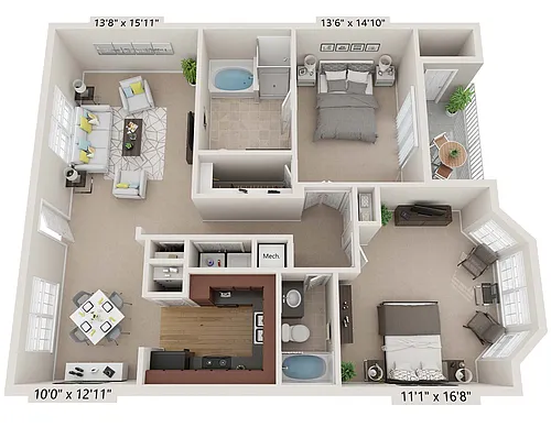 Floor plan B4