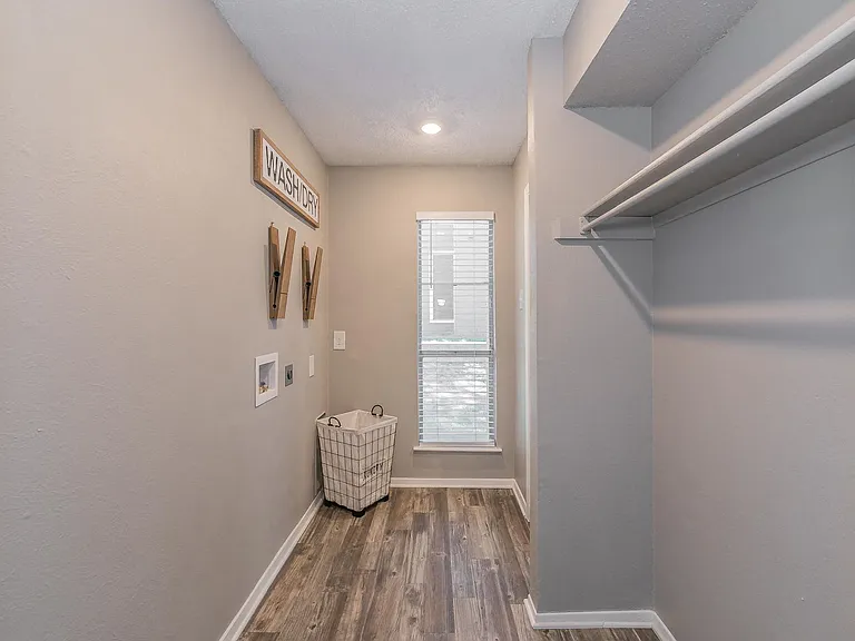 Easy closet access.