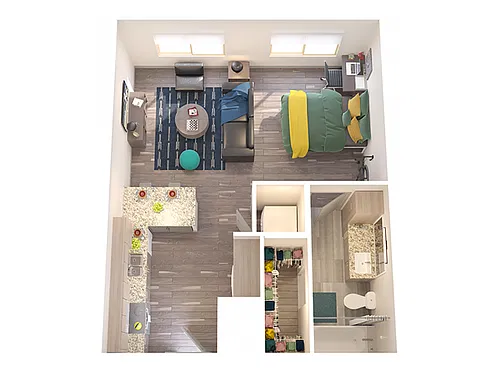 Floor plan Studio S2