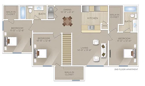 Floor plan Bosque (C2)