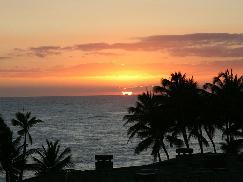sunset from balcony