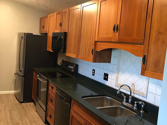 Granite countertops and designer cabinets