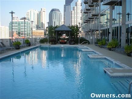 Encore pool and Nashville skyline