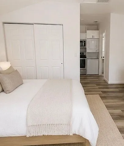 Stage Bedroom View to Kitchen