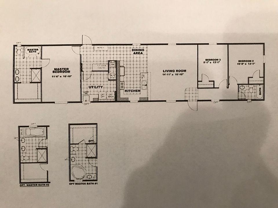 THE TOP FLOORPLAN IS THE EXACT LAYOUT