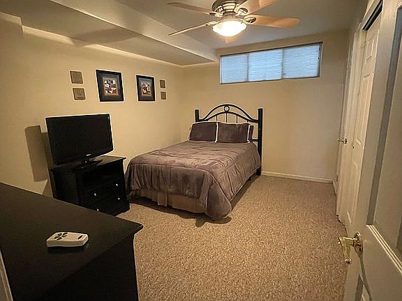 Basement bedroom