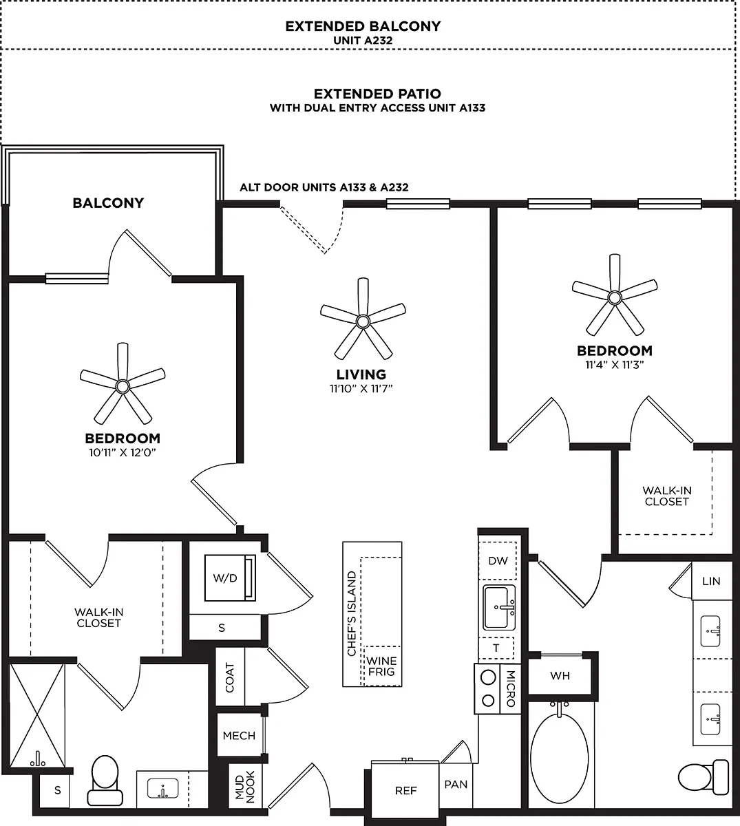 Floor plan B2 Extended