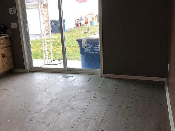 Dining and back patio door