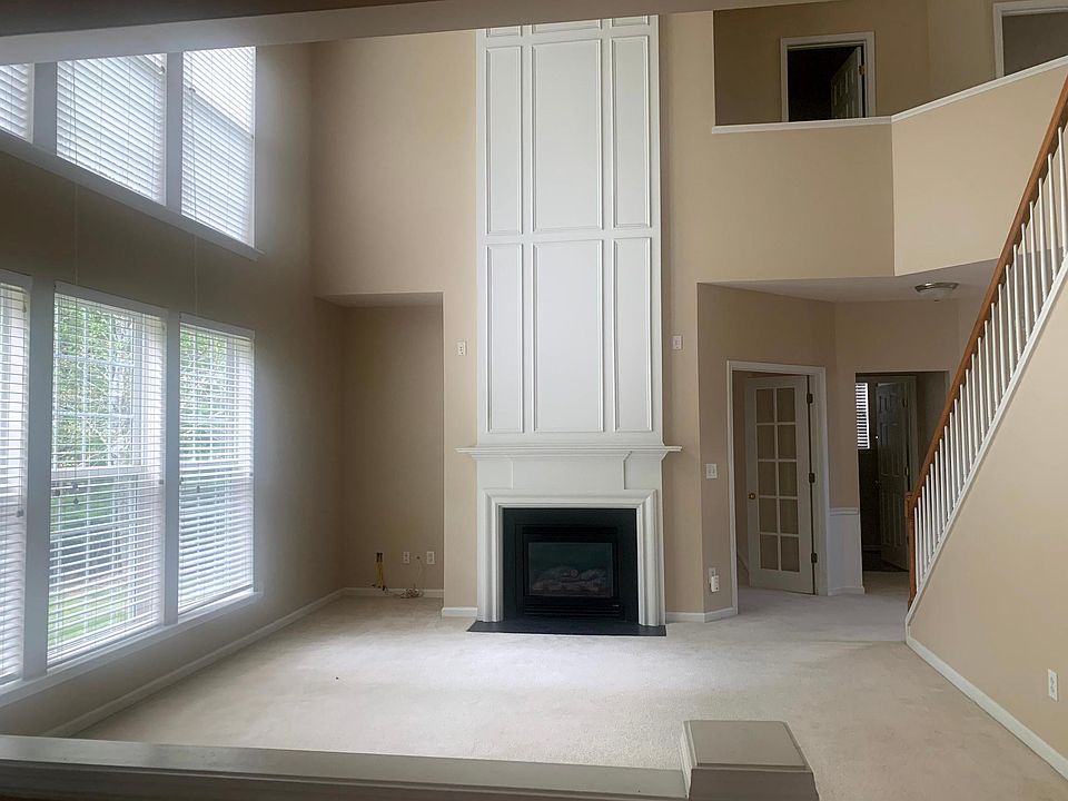 Living room looking out from kitchen Empty