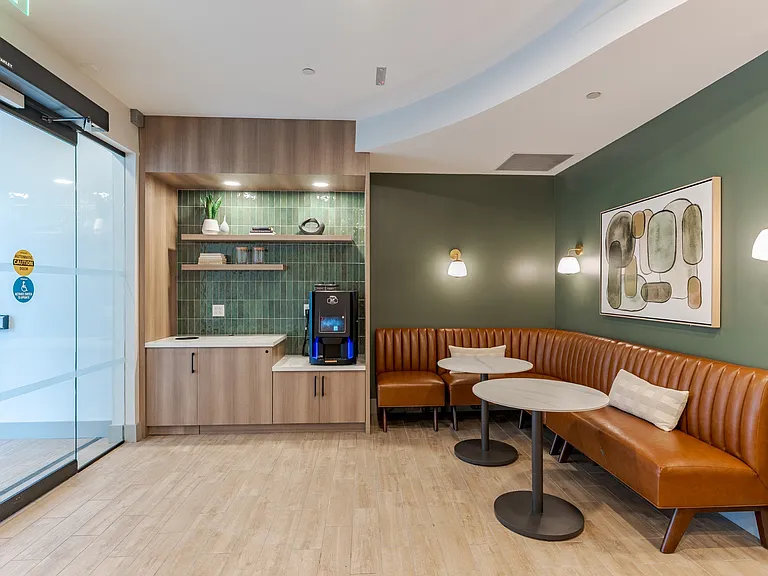 Coffee Bar at 15 Bank Apartments in White Plains, NY 10606