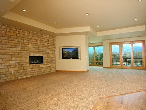 Living Room With Walk Out