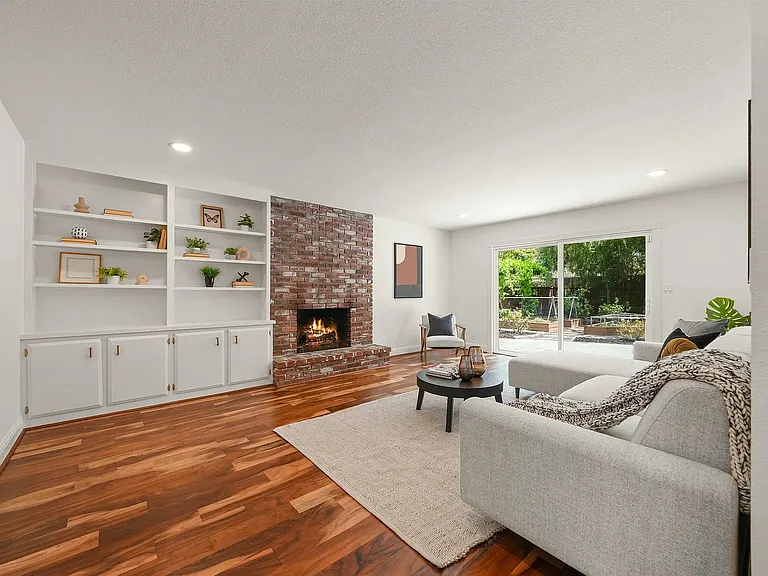 Tv Room/Informal Living Room with fireplace