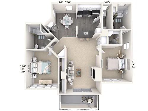 Floor plan B1-UF