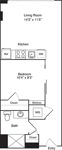 Floor plan A02C