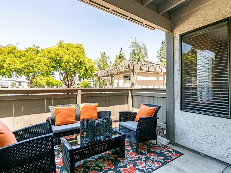 Large outdoor seating area