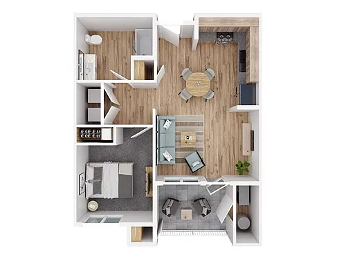 Floor plan One Bedroom