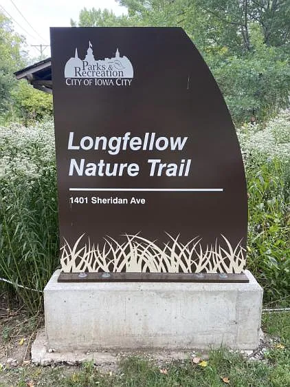 Just 6 blocks from the house. Super great trail for walking or running.