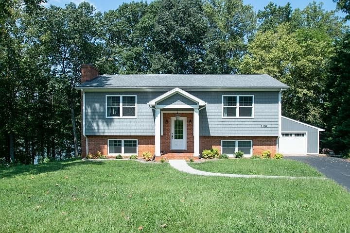 Front of Lake Home