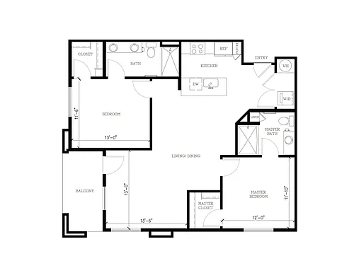 Floor plan B3