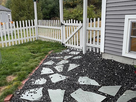 Stone walkway outside your door