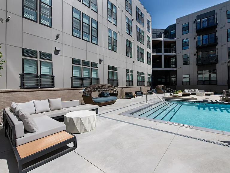 Chic Lounge Spaces with Poolside Perks