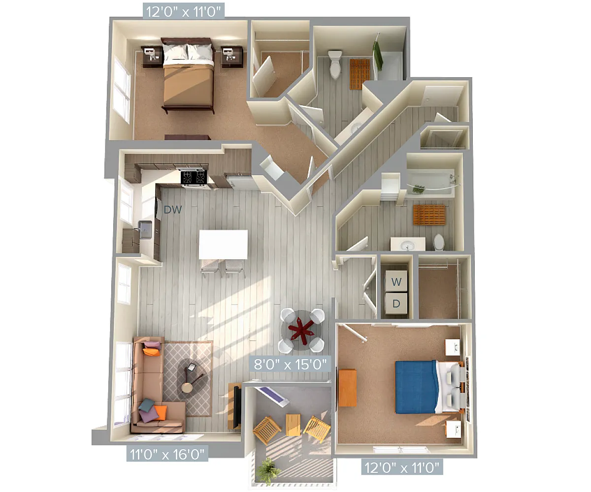 Floor plan B6-1190
