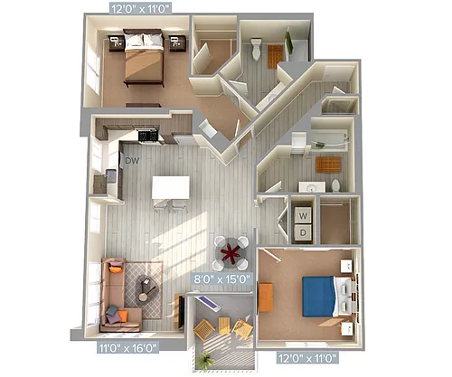 Floor plan B6-1190