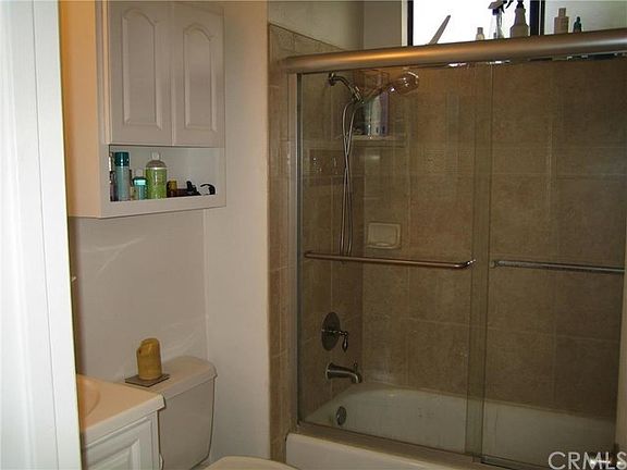 Remodeled bath just off the hallway