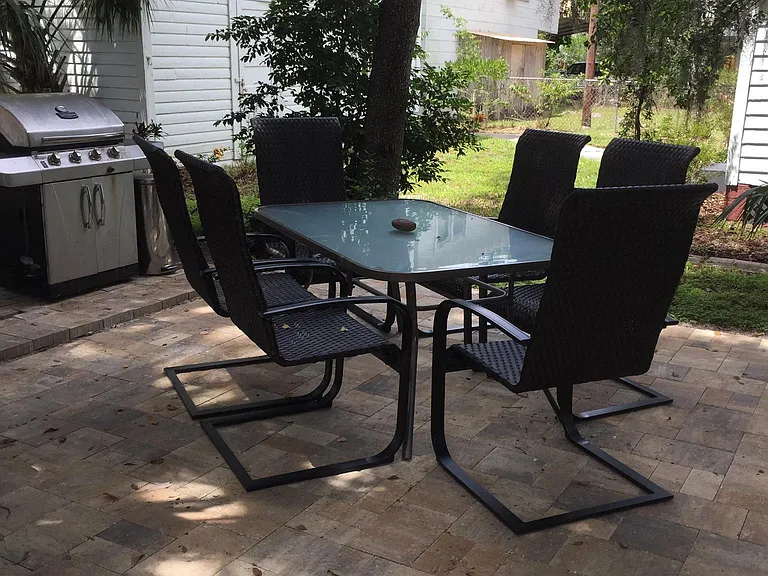 Outside patio area
