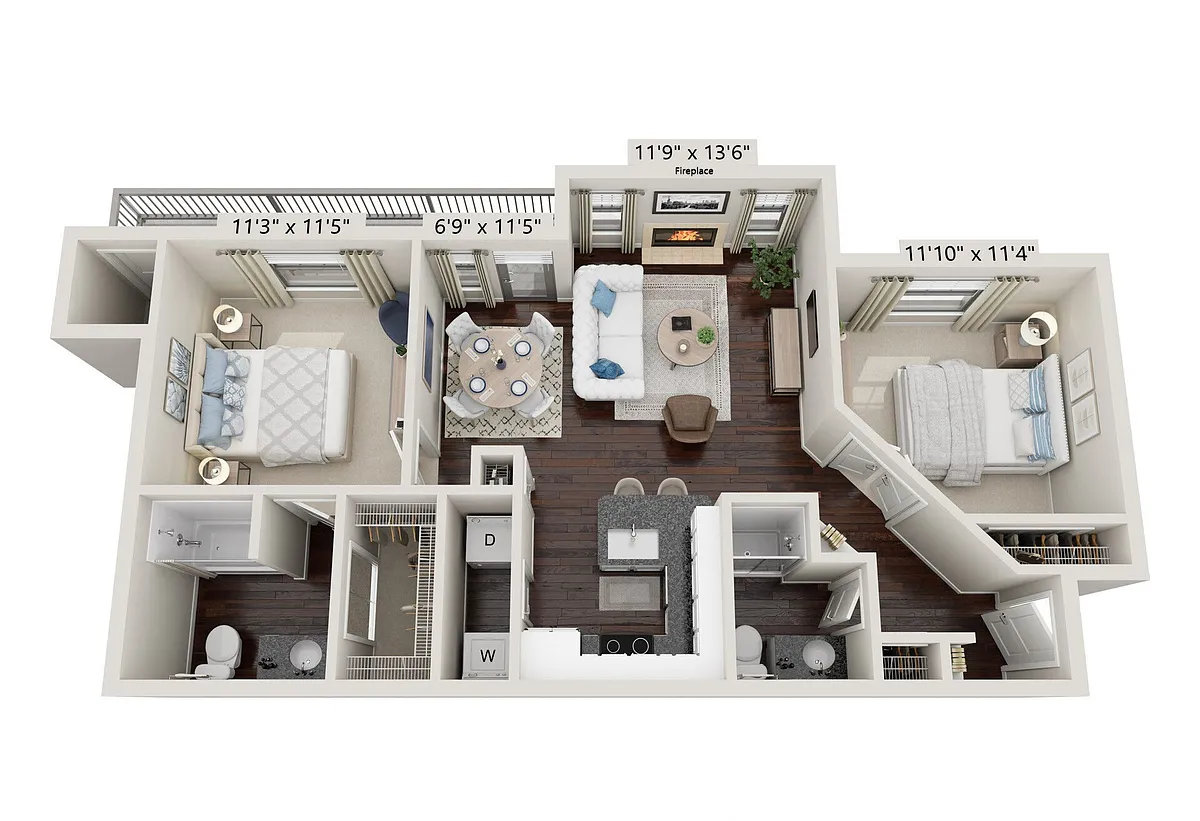 Floor plan B1