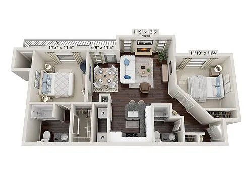Floor plan B1