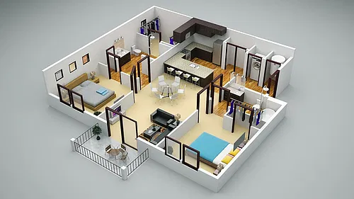 Floor plan Annexe-Grenache