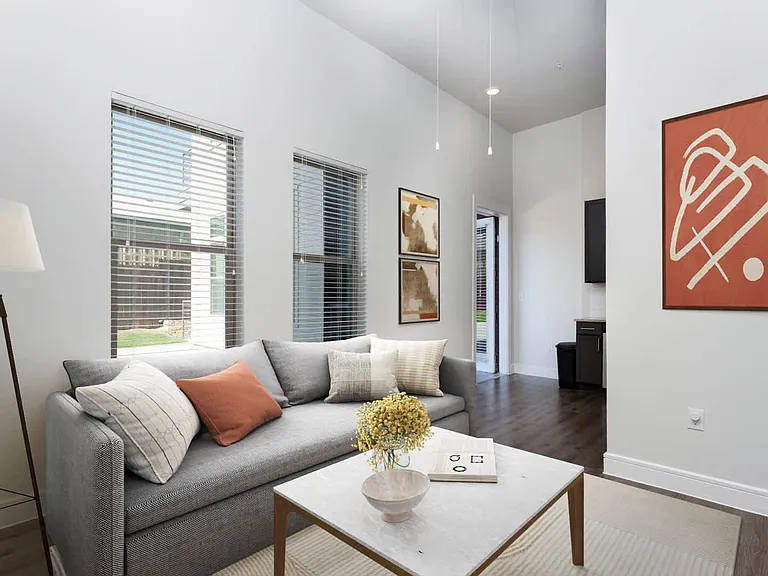 Living Room with Hard Surface Flooring