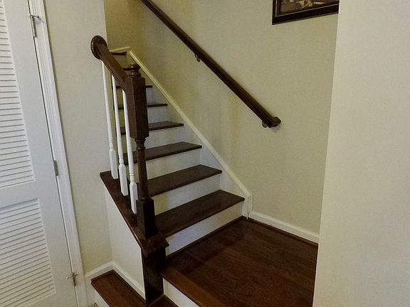 Wooden Stairs to Living Area