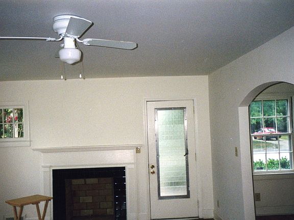 family room, side entrance